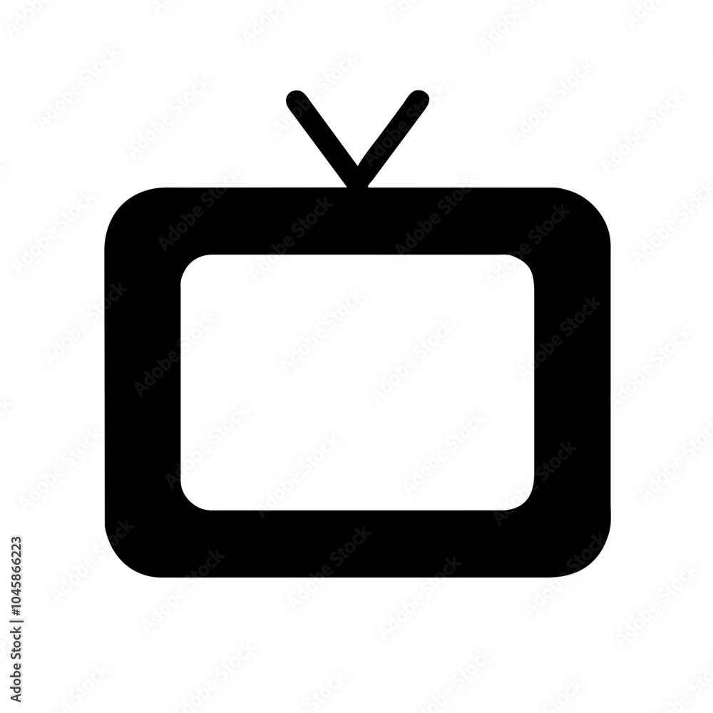 Television icon for media devices Television icon for media devices