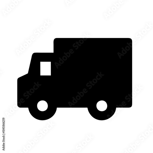 Truck icon for transport services