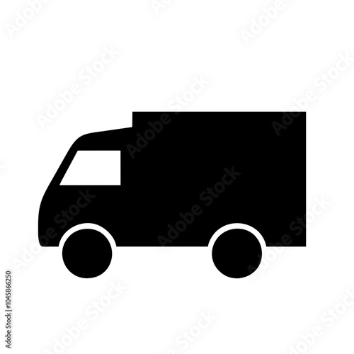 Truck icon for transport services