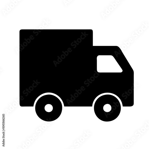 Truck icon for transport services