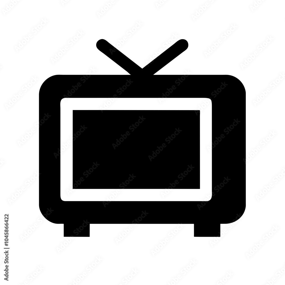 Television icon for media devices Television icon for media devices