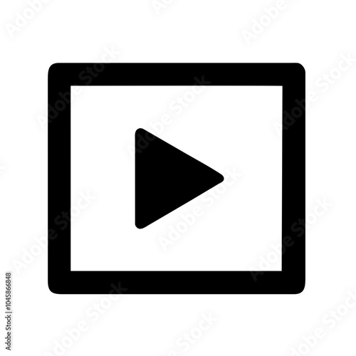 Button icon to stop video playback