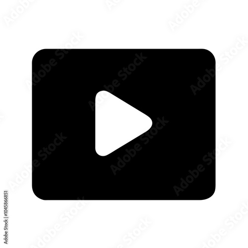 Button icon to stop video playback