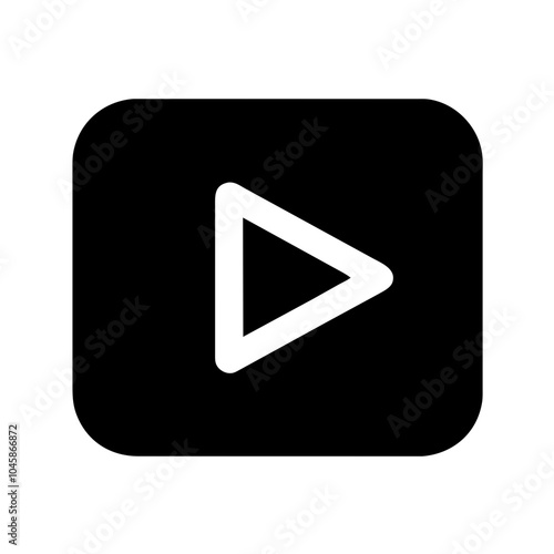 Button icon to stop video playback