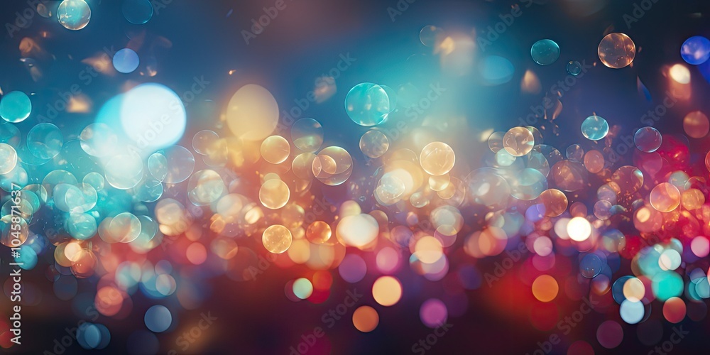 Colorful bokeh lights blur Colorful bokeh lights blur