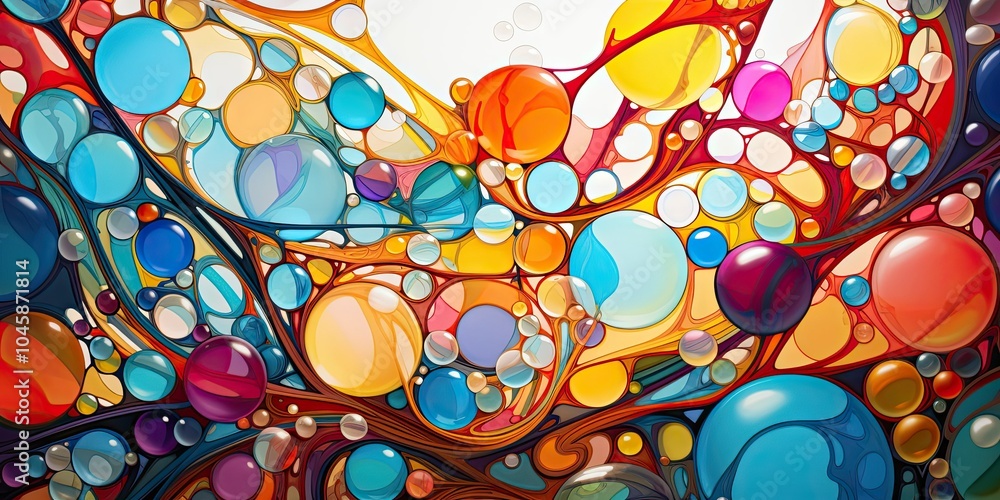 Abstract colorful spheres Abstract colorful spheres