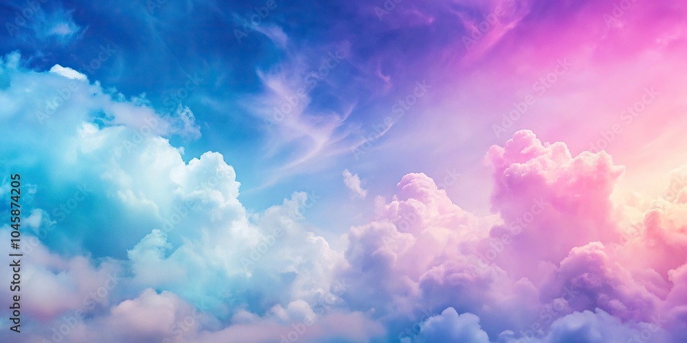 Soft cloud background with gradient blue, purple, and pink colors Soft cloud background with gradient blue, purple, and pink colors