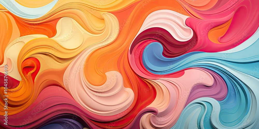 Abstract colorful swirl design Abstract colorful swirl design