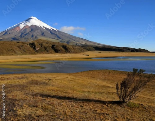 Volcán Cotopaxi, maravilla de los andes en Ecuador photo