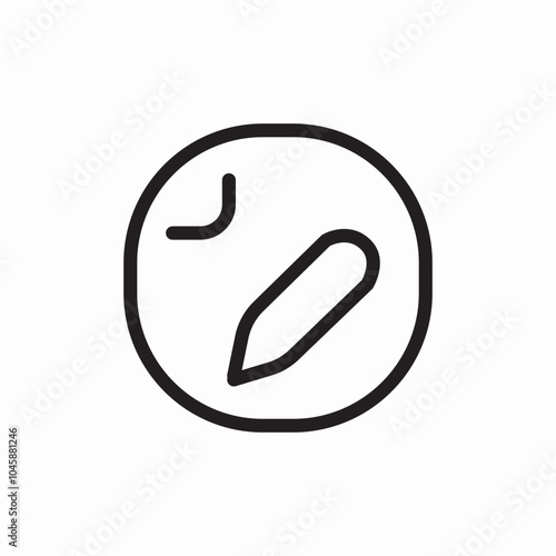 note create icon sign vector