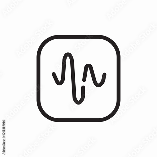 wave voice icon sign vector