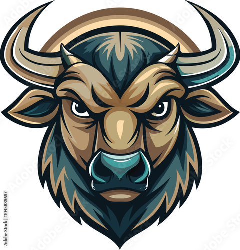 Angry Bull Mascot Illustration Design