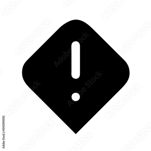 Exclamation mark indicating emphasis or alert