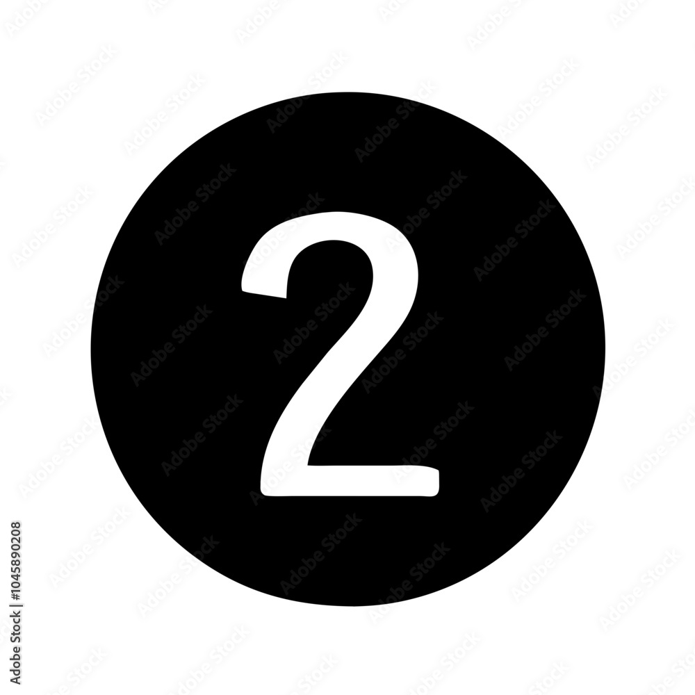 Represents the number two Represents the number two