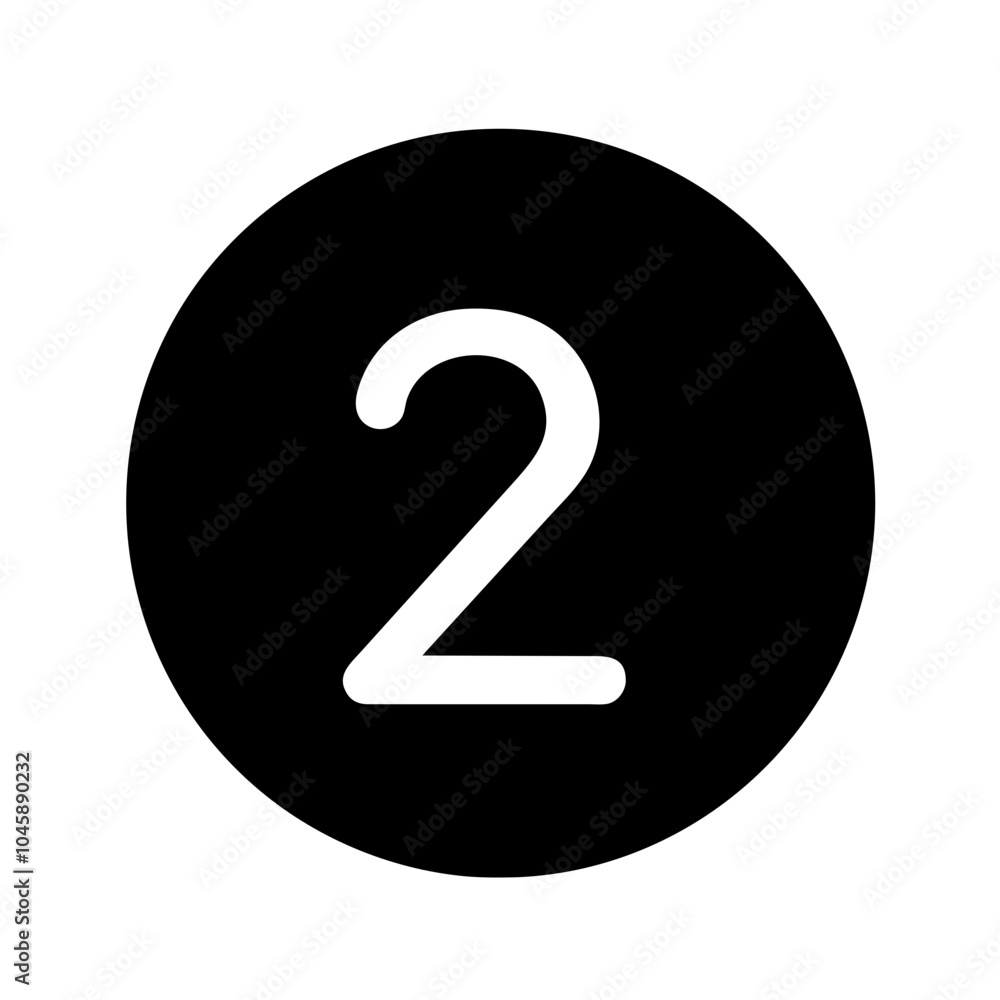Represents the number two Represents the number two