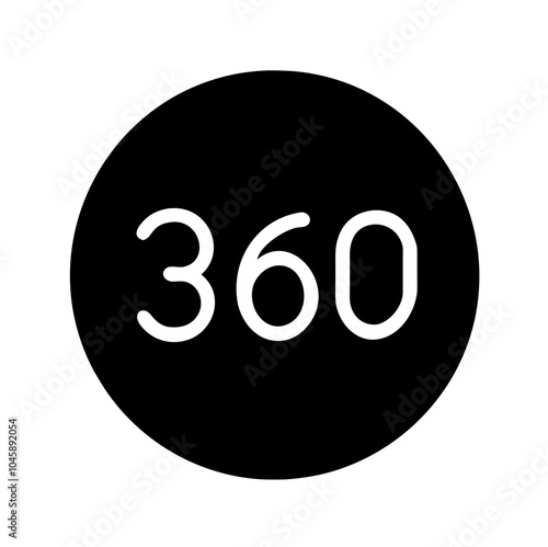 Represents a complete view or rotation