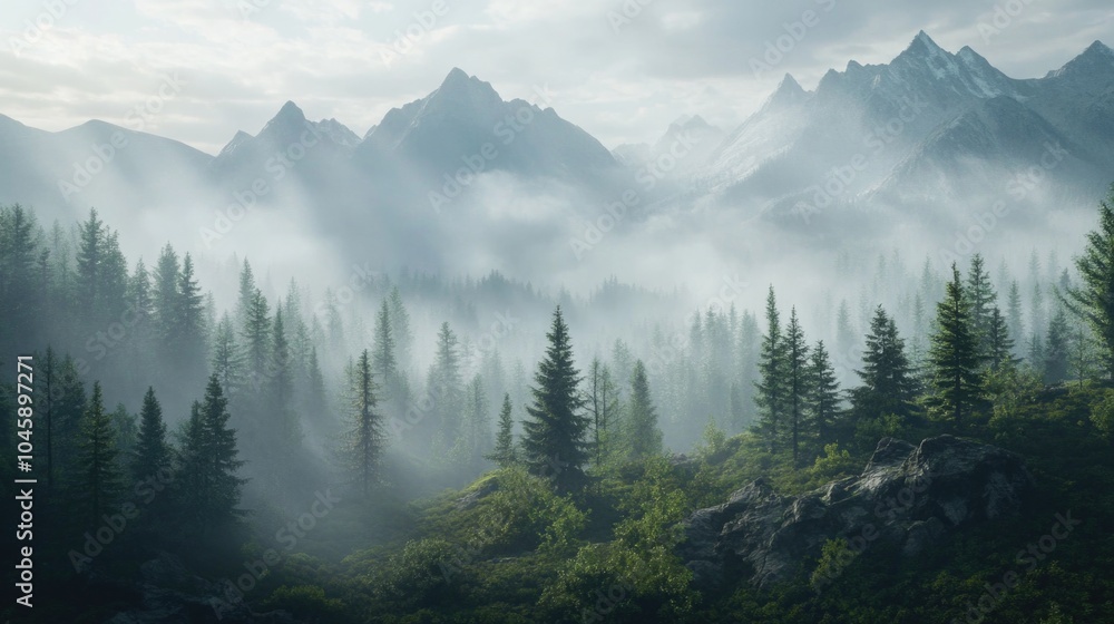 Serene Forest Scenery