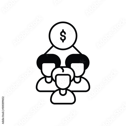 Sales Team vector icon