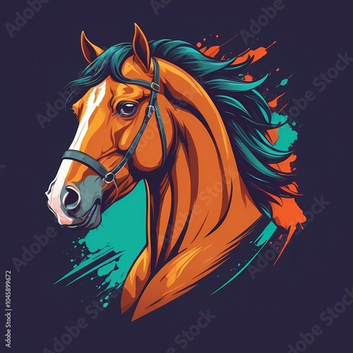 aggressive horse vector, horse illustration, wild horse graphic, equine art, powerful horse drawing, running horse artwork, stallion vector, horse head vector, horse anatomy, equestrian art, horse rac photo