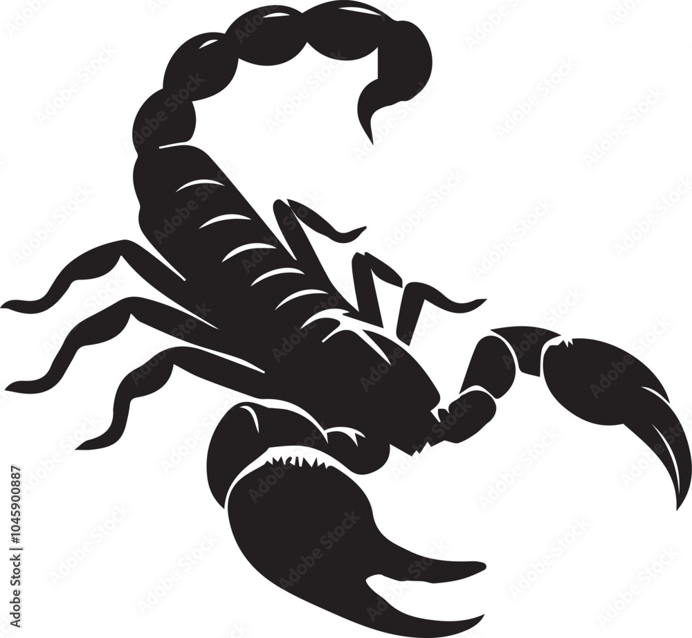 Scorpion silhouette vector EPS Scorpion silhouette vector EPS