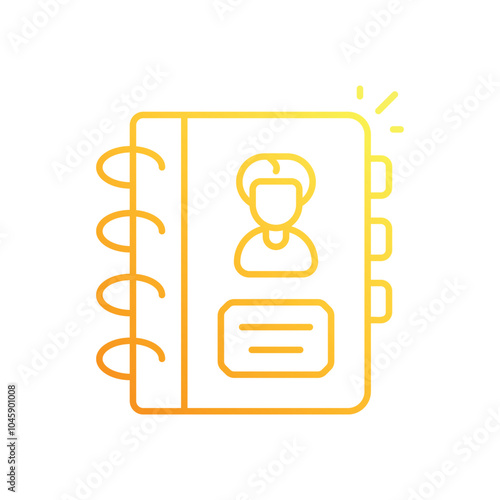 Address Book vector icon