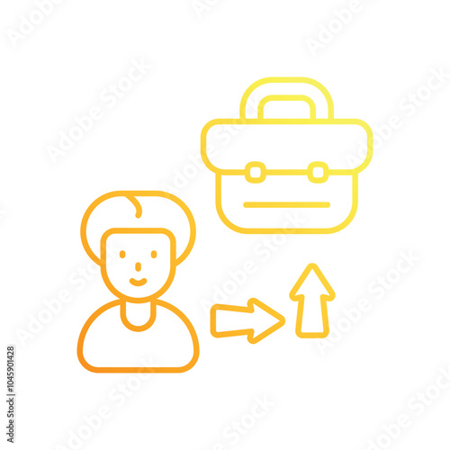 B2C Model vector icon
