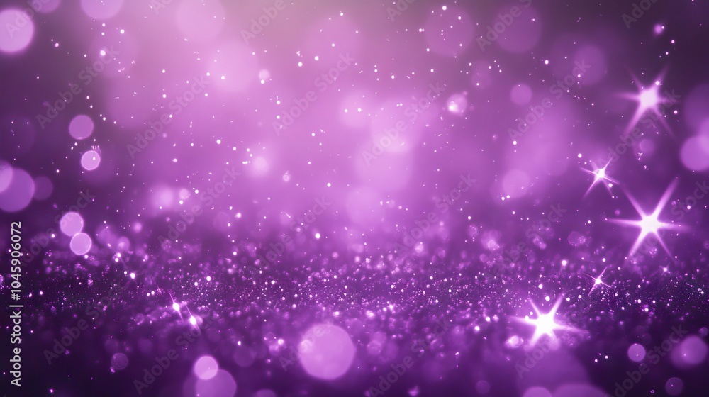 Glowing purple particles and stars, forming a wave of light in a digital abstract background, perfect for futuristic designs. Glowing purple particles and stars, forming a wave of light in a digital abstract background, perfect for futuristic designs.
