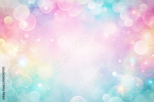 soft pastel abstract background with silhouettes photo