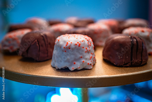Mini cake dessert plate