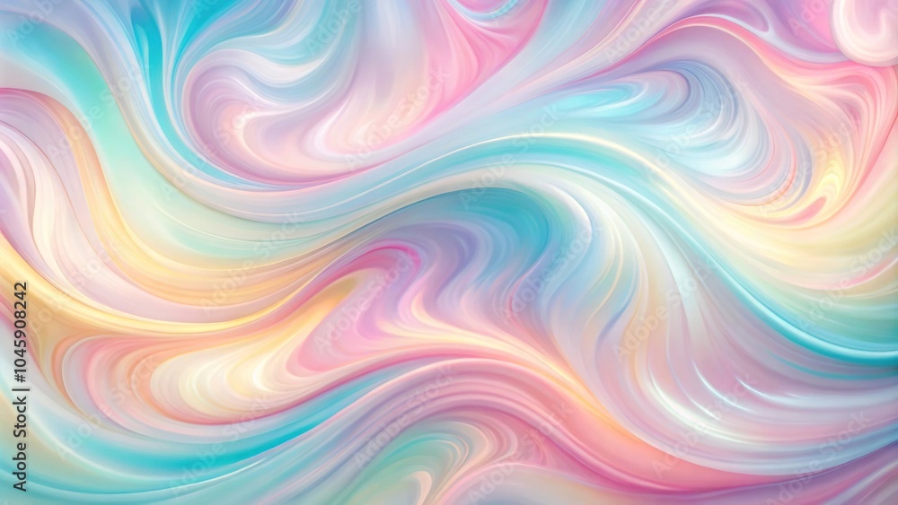 Soft pastel colored abstract fluid swirls background Soft pastel colored abstract fluid swirls background