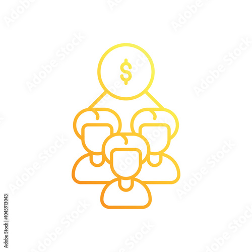 Sales Team vector icon