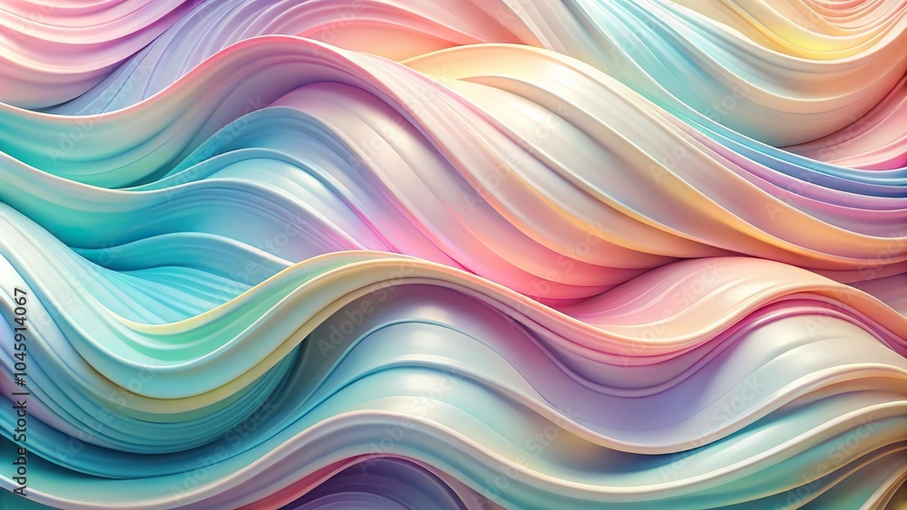 Soft pastels abstract background with flowing shapes and depth of field effect Soft pastels abstract background with flowing shapes and depth of field effect