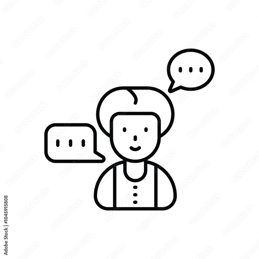 Communication vector icon Communication vector icon
