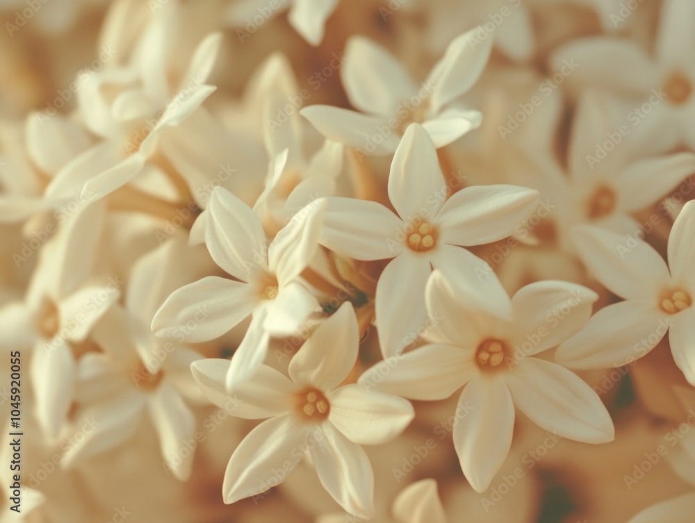 Obraz premium Natural Flower Bouquet - Delicate White Flowers