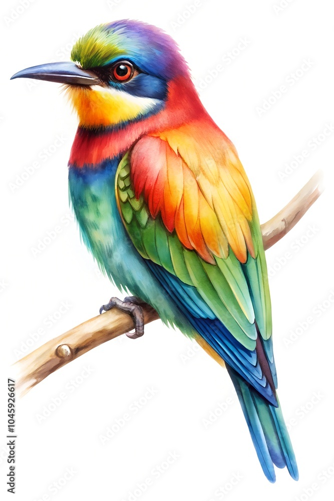 watercolor blue and yellow macaw ara ararauna watercolor blue and yellow macaw ara ararauna
