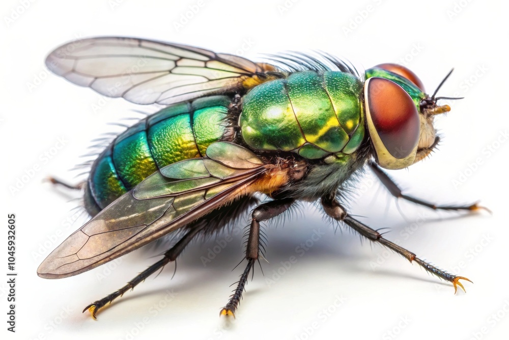 Fly on white background Fly on white background