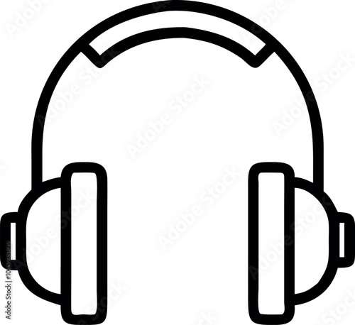 Vector headphones icon