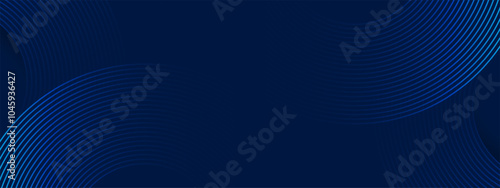 modern blue background with curved and overlapping blue gradient lines