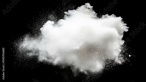 White scratches and dust particles spread across a black background, simulating dirt and wear for a textured visual.