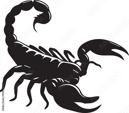 Scorpion silhouette vector EPS  SET