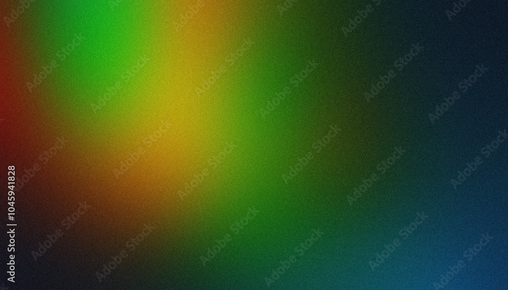 Obraz premium A Green to Orange Gradient Banner Background with Grainy Glowing Texture
