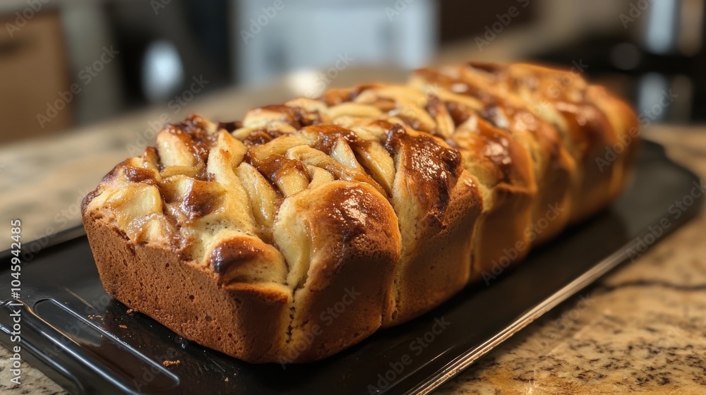 Freshly baked apple cinnamon bread Freshly baked apple cinnamon bread