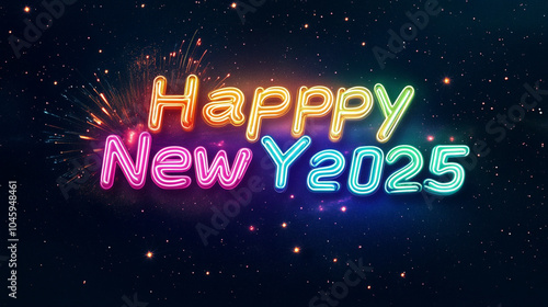 Here is the image of Happy New Year 2025