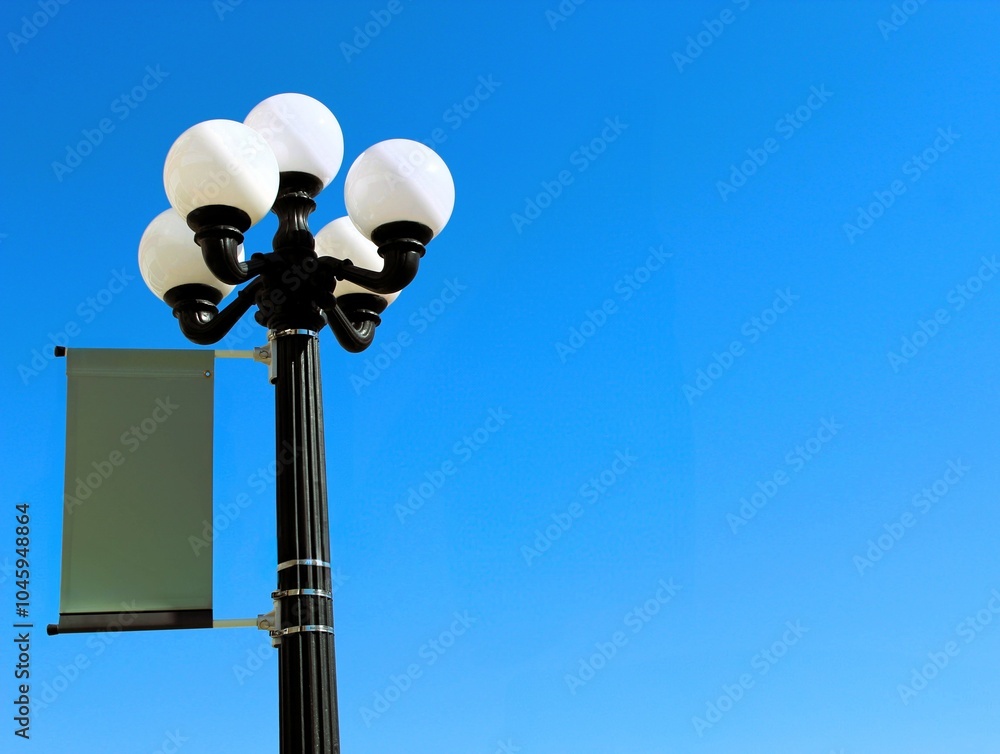 beautiful black lamp post with room for copy announcement or advertising backdrop beautiful black lamp post with room for copy announcement or advertising backdrop