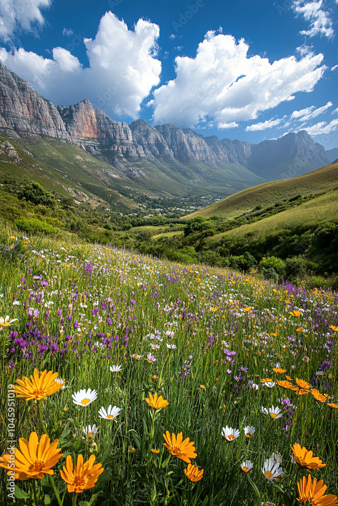 Fototapeta premium meadow with flowers