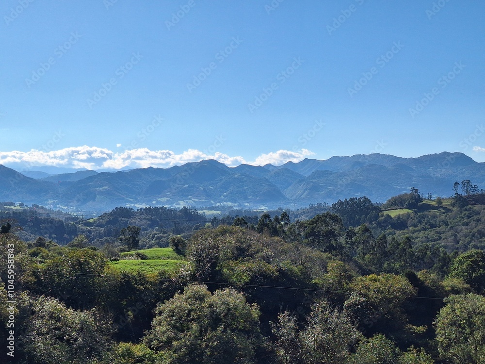 mountains of the Picos de Europa in Asturias, Spain


