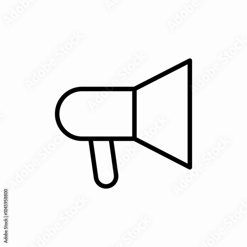 announcement megaphone marketing icon sign vector