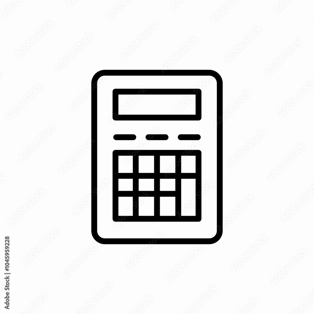 count calculator icon sign vector count calculator icon sign vector