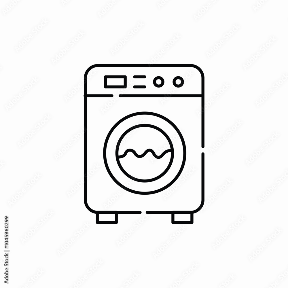 washing machine icon sign vector washing machine icon sign vector