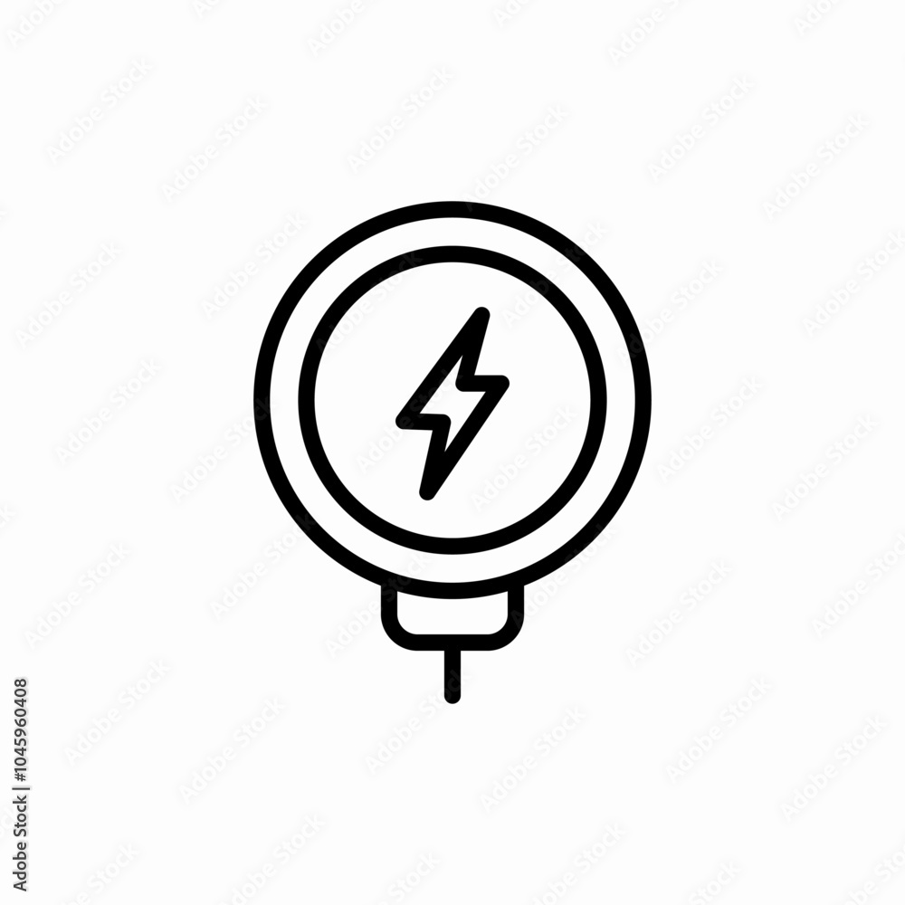 wireless charger adapter icon sign vector wireless charger adapter icon sign vector